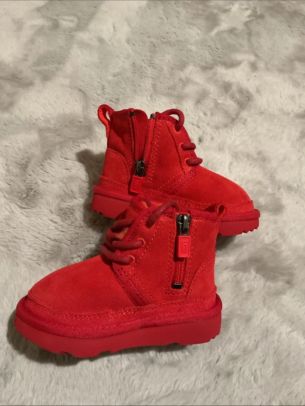 NWOB UGG x Sesame Street Elmo Neumel II Boots Red